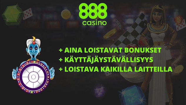 Mitkä ovat 888casino Suomen vahvuudet?