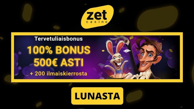 Lunasta ZetCasino Suomen bonus tästä kuvasta