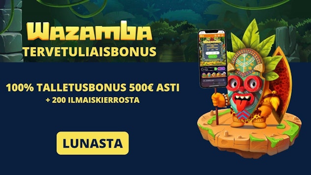 Bonukset toimivat myös kasinoilla ilman rekisteröitymistä