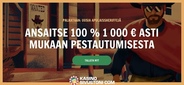 Esittelyssä Rapid Casino bonus kasinolle