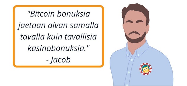 Bonukset bitcoin kasinoilla jacob