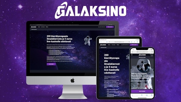 Galaksino kasino käytössä eri laitteilla