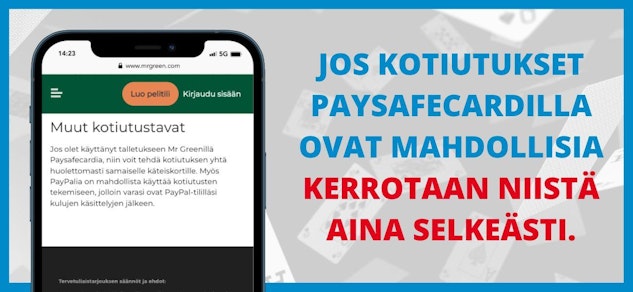 kotiutukset paysafecardilla kasinolta