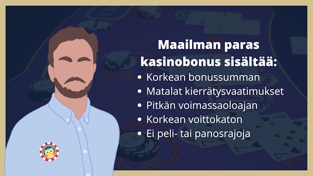 Tällainen on paras kasinobonus