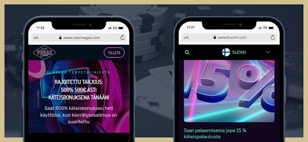 Muut uudet kasinobonukset tuovat vaihtelua