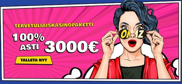 Ohmyzino bonus kasinolle