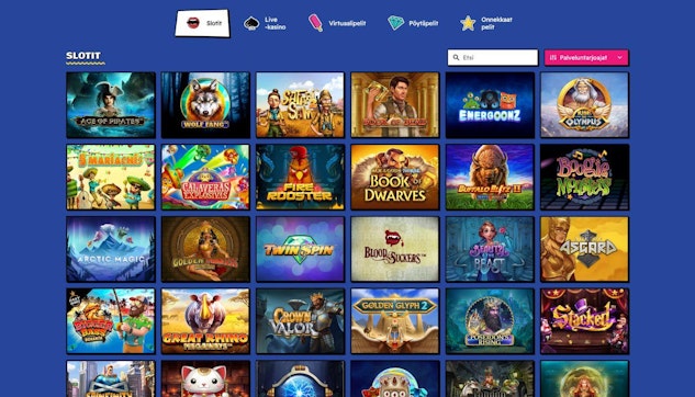 Ohmyzino kasinopelivalikoima