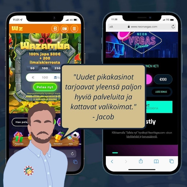 Uudet nettikasinot ilman rekisteroitymista