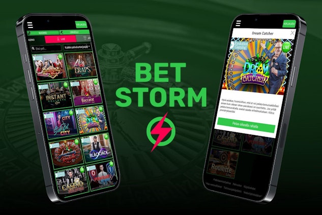 Betstorm casinon livekasino mobiililaitteilla