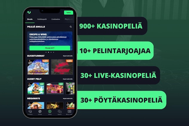 Luckbox kasinon pelivalikoima mobiililaitteella