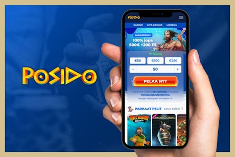 Posido kasino kuuluu suomen parhaisiin nettikasinoihin